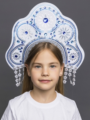 Кокошник Снегурочка Лиза
