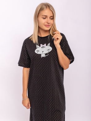 Платье с коротким рукавом
