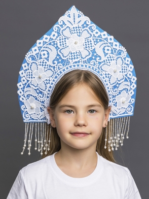 Кокошник Снегурочка Кружевница