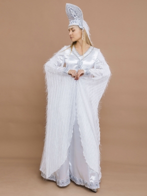 Костюм Снегурочка Царевна-Лебедь размер