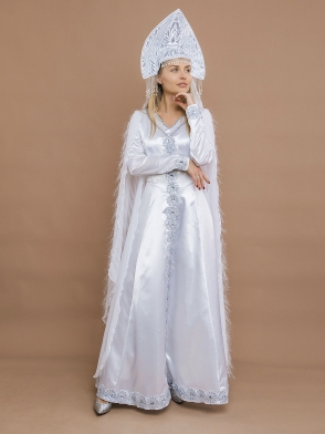 Костюм Снегурочка Царевна-Лебедь размер