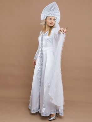 Костюм Снегурочка Царевна-Лебедь размер