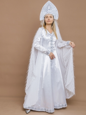 Костюм Снегурочка Царевна-Лебедь размер