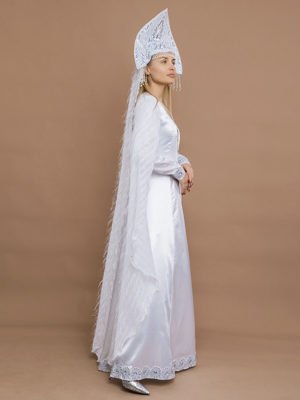 Костюм Снегурочка Царевна-Лебедь размер