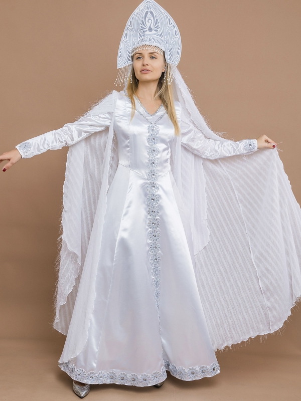 Костюм Снегурочка Царевна-Лебедь размер