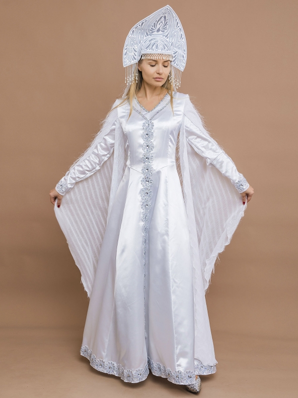 Костюм Снегурочка Царевна-Лебедь размер