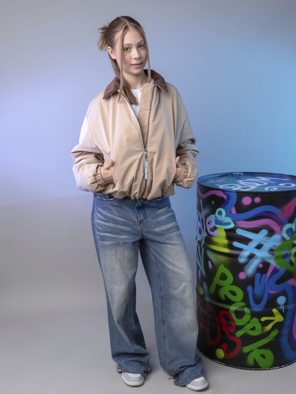 Куртка-бомбер для девочки Мирэль