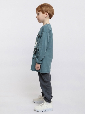 Пижама футболка с длинным рукавом и брюки