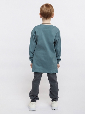 Пижама футболка с длинным рукавом и брюки