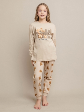 Пижама для девочки футболка и брюки