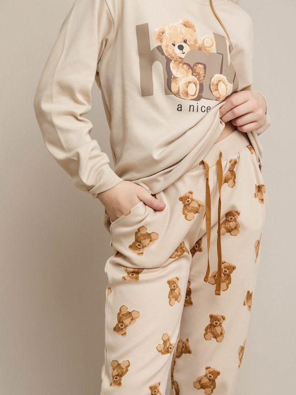 Пижама для девочки футболка и брюки