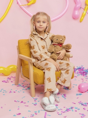 Пижама для девочки футболка и брюки