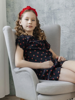 Комплект для девочки футболка и шорты