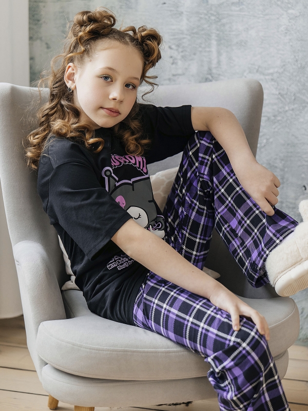 Комплект для девочки футболка и брюки