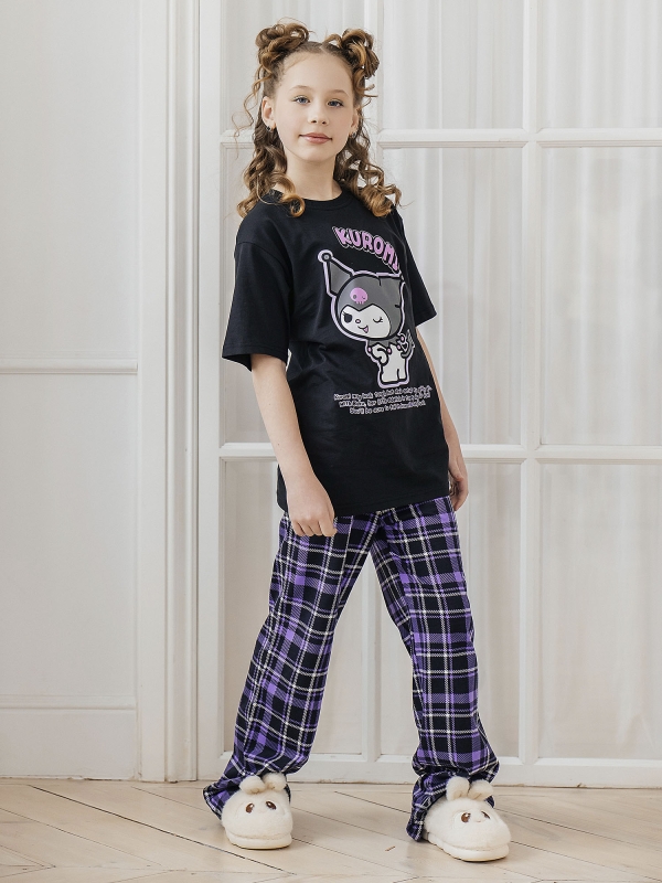 Комплект для девочки футболка и брюки