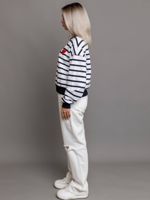 Свитшот укороченный женский