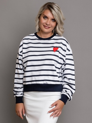 Свитшот укороченный женский