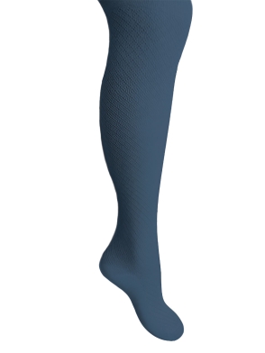 Колготки ажурные с пяткой ромбик