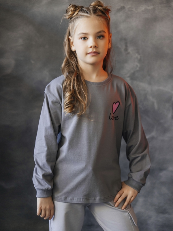 Лонгслив для девочки