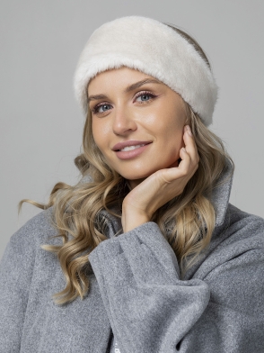 Повязка на голову меховая