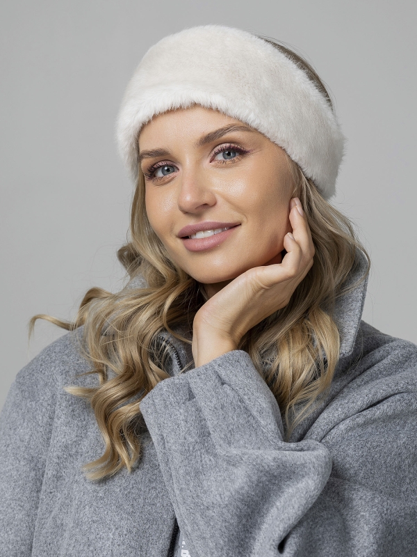 Повязка на голову меховая