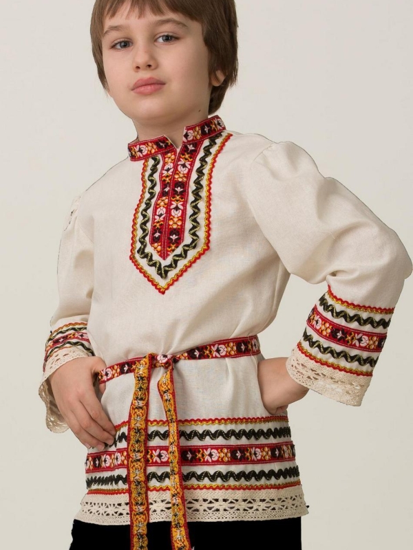Славянский костюм рубашка вышиванка